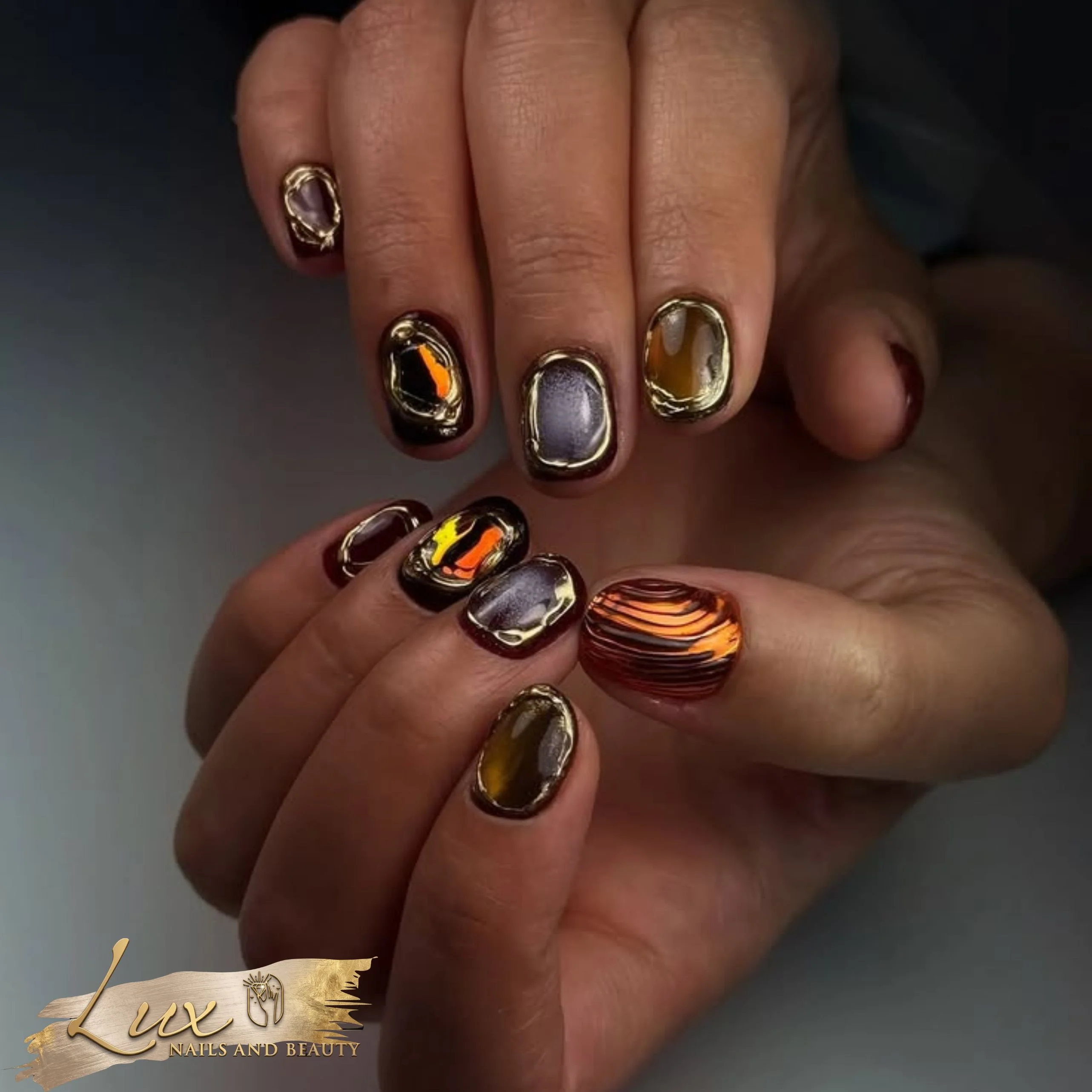 Ladies nails art